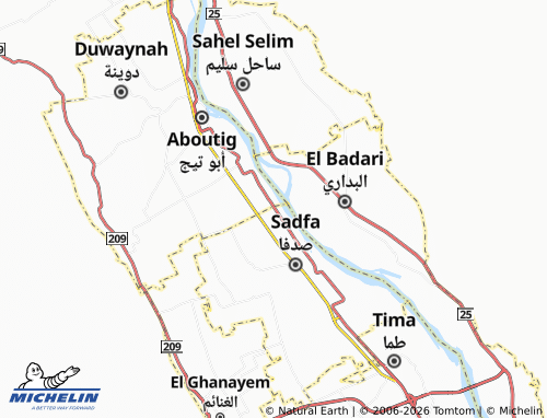 MICHELIN El Ablak map - ViaMichelin