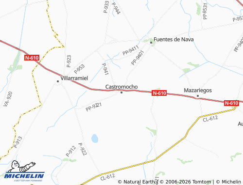 MICHELIN Castromocho map - ViaMichelin