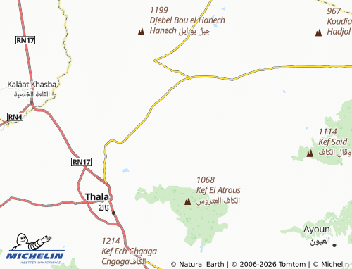 Carte MICHELIN Sidi Shil - ViaMichelin