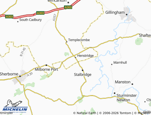 Mappa MICHELIN Henstridge - ViaMichelin