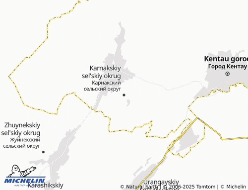 MICHELIN Karnakskiy sel'skiy okrug map - ViaMichelin