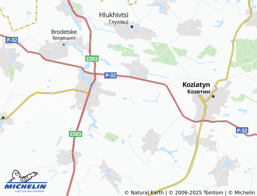 MICHELIN Sadove map - ViaMichelin