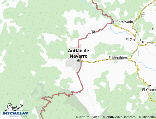 MICHELIN Puerta de La Costa map - ViaMichelin