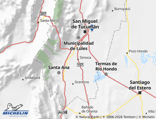 MICHELIN Simoca map - ViaMichelin