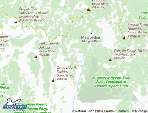 MICHELIN Mousounitsa map - ViaMichelin