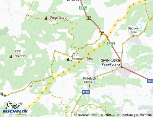 MICHELIN Prusie map - ViaMichelin