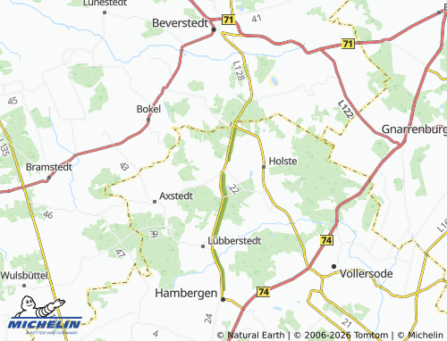 MICHELIN Oldendorf map - ViaMichelin