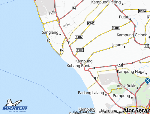 MICHELIN Taman Kelisa map - ViaMichelin