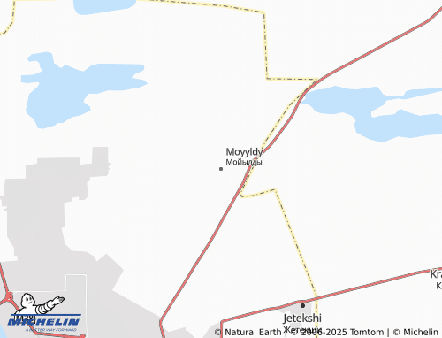 MICHELIN Moyyldy map - ViaMichelin
