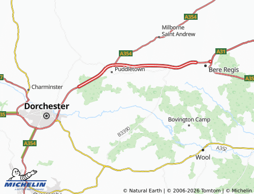 Mappa MICHELIN Tincleton - ViaMichelin