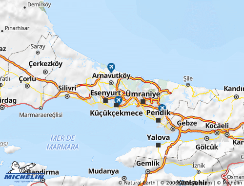MICHELIN Sultangazi map - ViaMichelin