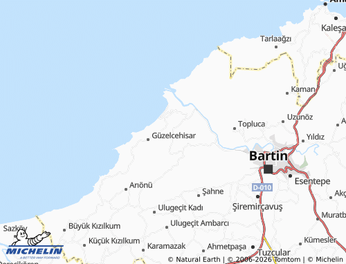 MICHELIN Karasu map - ViaMichelin