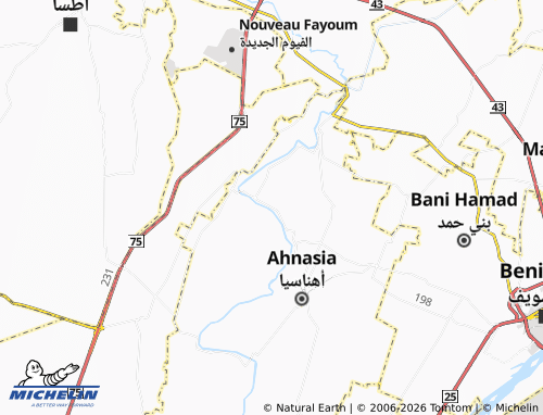 Mappa MICHELIN Manyal Hani - ViaMichelin
