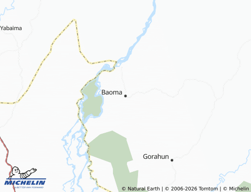 MICHELIN Baoma map - ViaMichelin