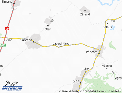 Mapa MICHELIN Caporal Alexa - ViaMichelin