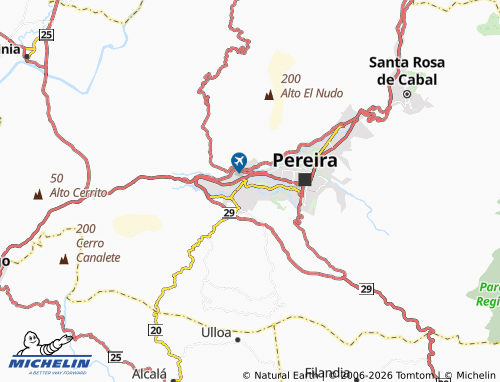 Carte MICHELIN Villa de La Paz - ViaMichelin