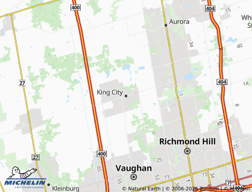MICHELIN King City map - ViaMichelin