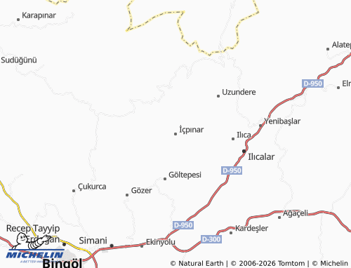 MICHELIN İçpınar map - ViaMichelin