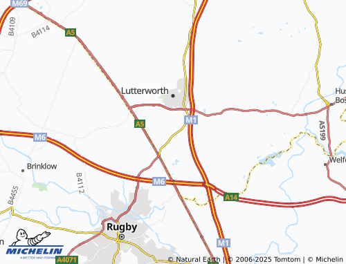 Mappa MICHELIN Cotesbach - ViaMichelin