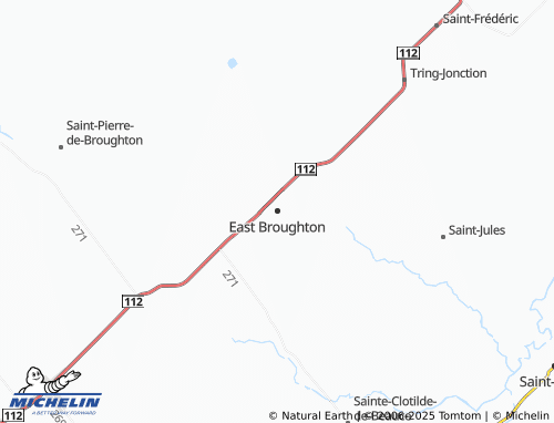 MICHELIN East Broughton map - ViaMichelin