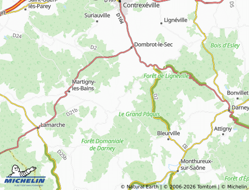 Mapa MICHELIN Marey - ViaMichelin