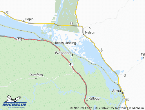 MICHELIN Wabasha map - ViaMichelin