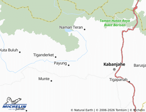 Mappa MICHELIN Guru Kinayan - ViaMichelin