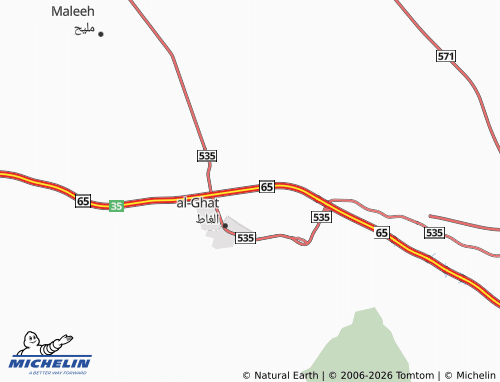 MICHELIN-Landkarte Taweeq - ViaMichelin
