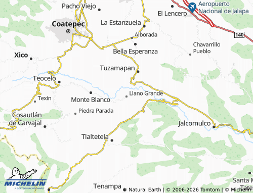 Mapa MICHELIN Llano Grande - ViaMichelin