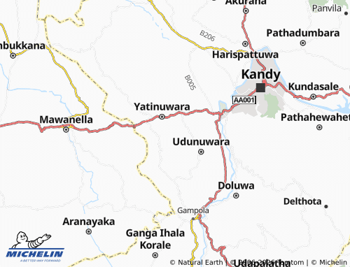 MICHELIN Warakagoda map - ViaMichelin