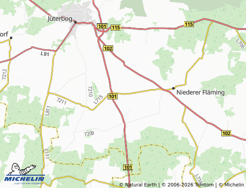 MICHELIN Borgisdorf map - ViaMichelin