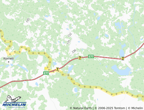 MICHELIN Kuklase map - ViaMichelin