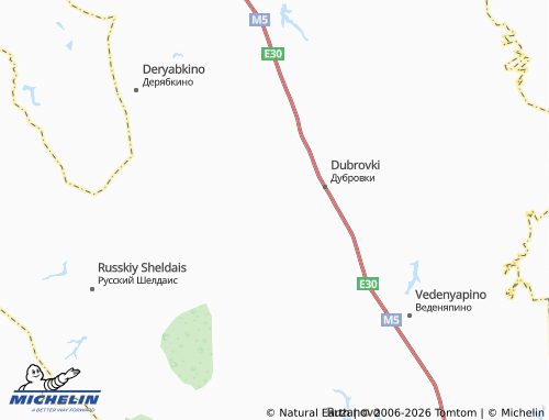 MICHELIN-Landkarte Tsepayevo - ViaMichelin