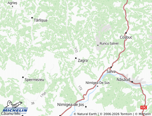 MICHELIN Zagra map - ViaMichelin