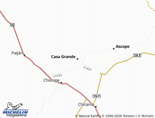 Carte MICHELIN Casa Grande - ViaMichelin