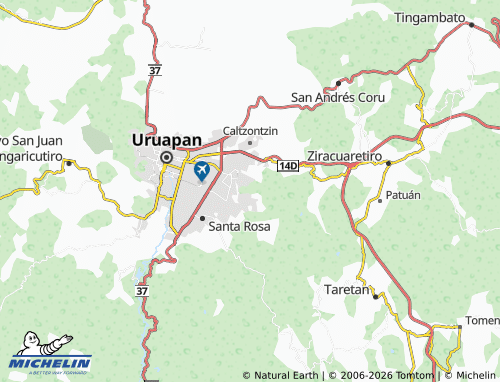 MICHELIN Ampliación Lomas del Bosque map - ViaMichelin