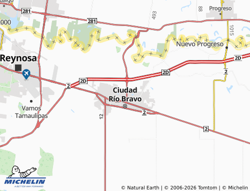 MICHELIN Morelos map - ViaMichelin
