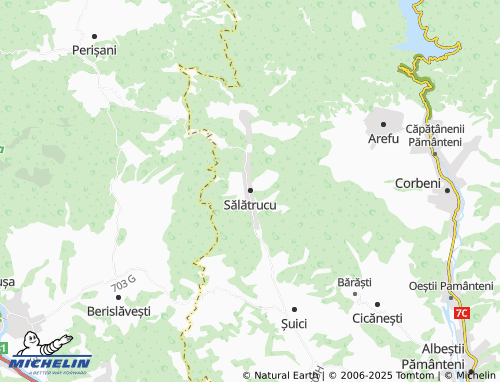 MICHELIN Sălătrucu map - ViaMichelin