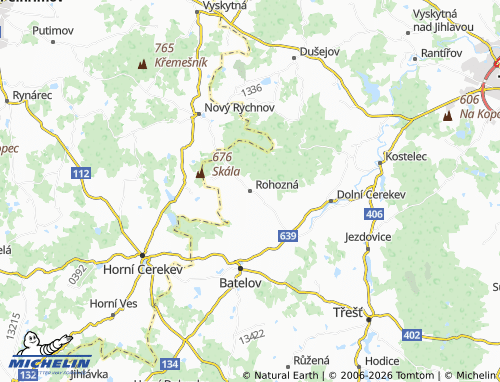 Mappa MICHELIN Rohozná - ViaMichelin