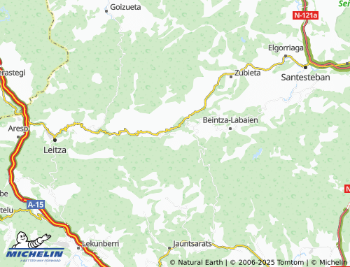 Mapa MICHELIN Eratsun - ViaMichelin