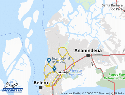 Mapa MICHELIN Coqueiro - ViaMichelin