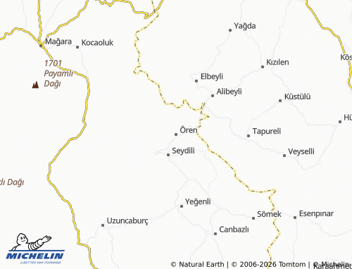 Mappa MICHELIN Ören - ViaMichelin