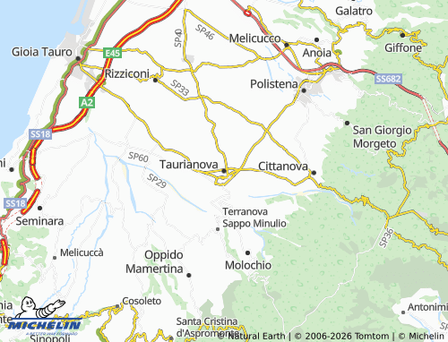 Mapa MICHELIN Taurianova - ViaMichelin