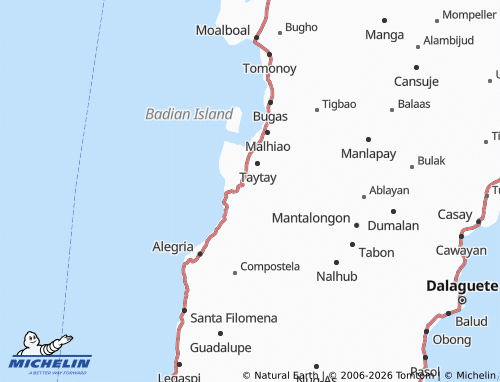 MICHELIN Calangcang map - ViaMichelin