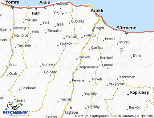 MICHELIN Hasköy map - ViaMichelin