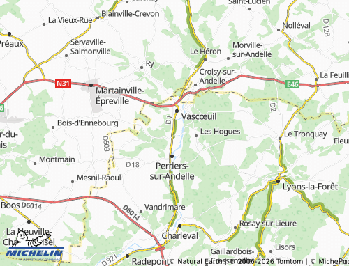 Mappa MICHELIN Perruel - ViaMichelin
