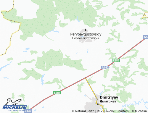 Carte MICHELIN Pervomayskiy - ViaMichelin
