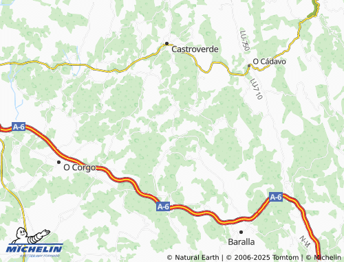 MICHELIN Miranda (Santiago) map - ViaMichelin
