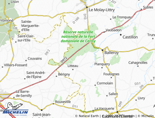 MICHELIN Montfiquet map - ViaMichelin