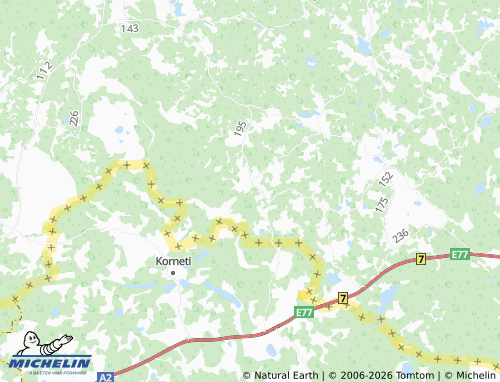 Kaart MICHELIN Luutsniku - ViaMichelin